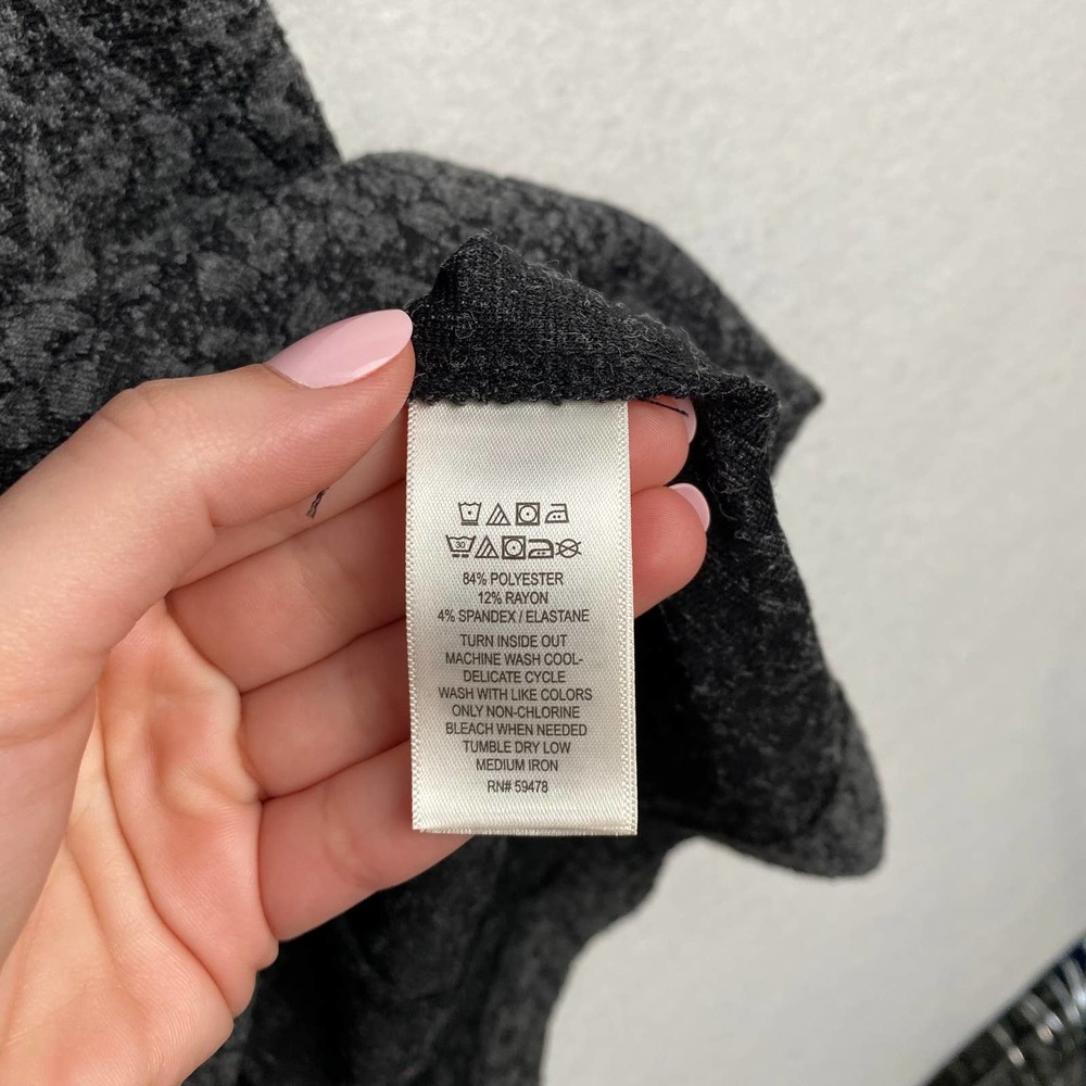 Nicole Miller Women's Size 4 Gray Cheetah Print Sleeveless Dress‎ with Pockets - Picture 6 of 7